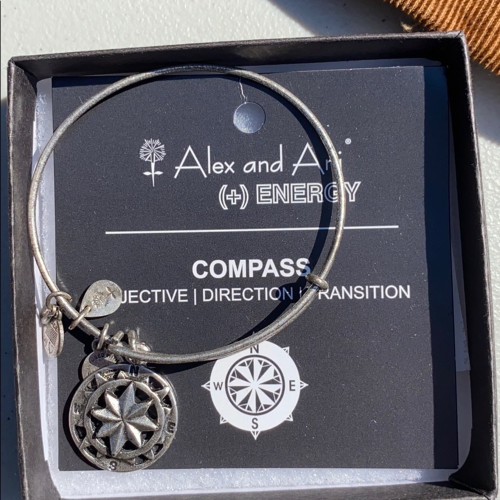 Alex and Ani compass bracelet